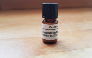 Causticum Ätzstoff, Globuli