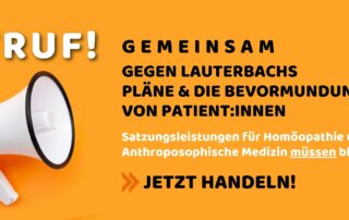 aktiv werden Kassenleistung Homöopathie