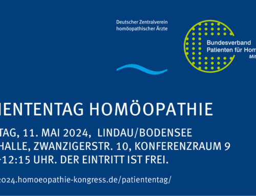 Patiententag Homöopathie – 11. Mai 24, Lindau / Bodensee