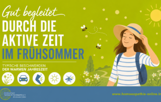 Homöopathie für die aktive Zeit im Frühsommer