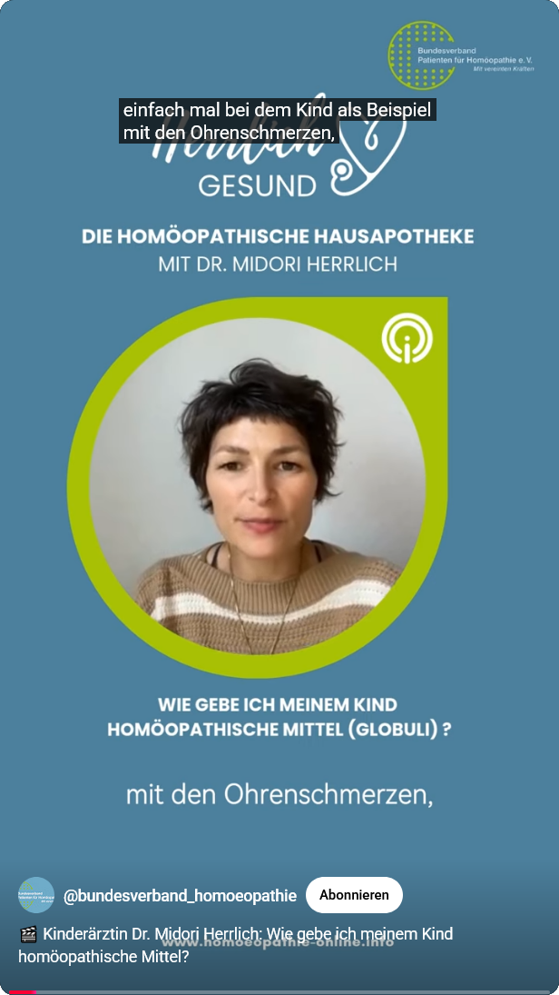 Wie gebe ich meinem Kind homöopathische Mittel (Globuli)?