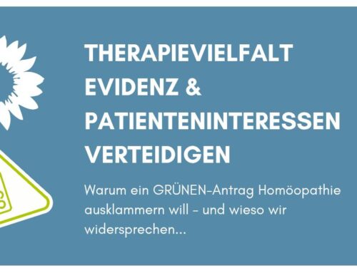 Substanzloser Antrag gegen Homöopathie zur Grünen Bundesdelegiertenkonferenz