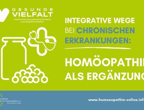 Initiative ‚Gesunde Vielfalt‘: Homöopathie hilft ergänzend bei chronischen Erkrankungen