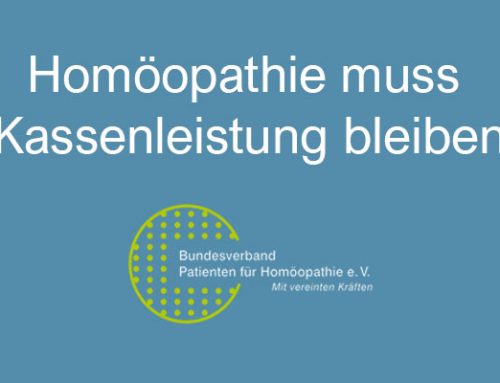 BPH reicht Stellungnahme zum GKV-Gesetzesentwurf ein und fordert Homöopathie als Kassenleistung