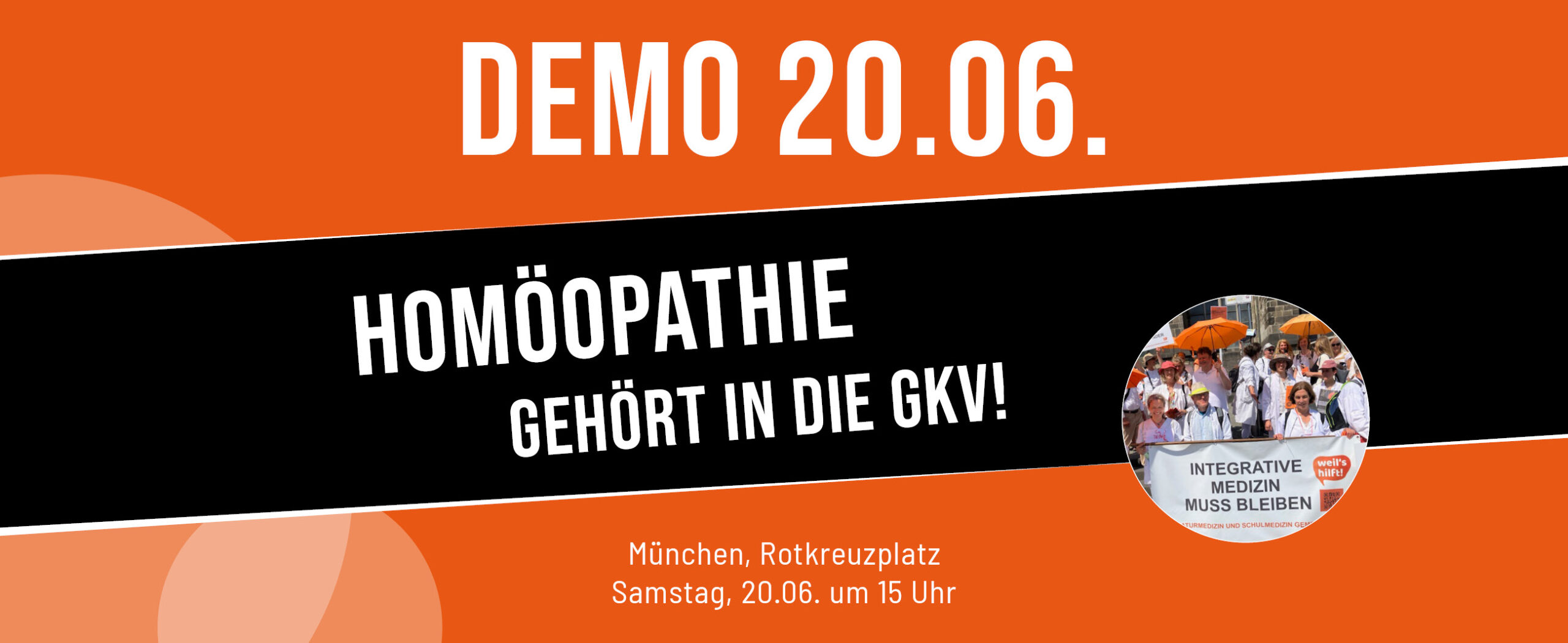 demo - Homöopathie muss in der GKV bleiben