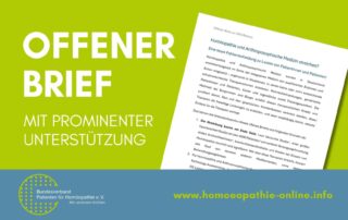Promis fordern Erhalt von Homöopathie und Anthroposophie