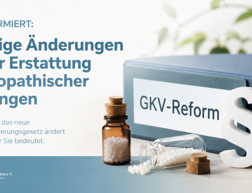 BPH informiert: Wichtige Änderungen bei der Erstattung homöopathischer Leistungen