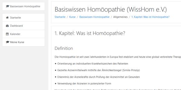 Online-Lernprogramm „Basiswissen Homöopathie“ freigeschaltet